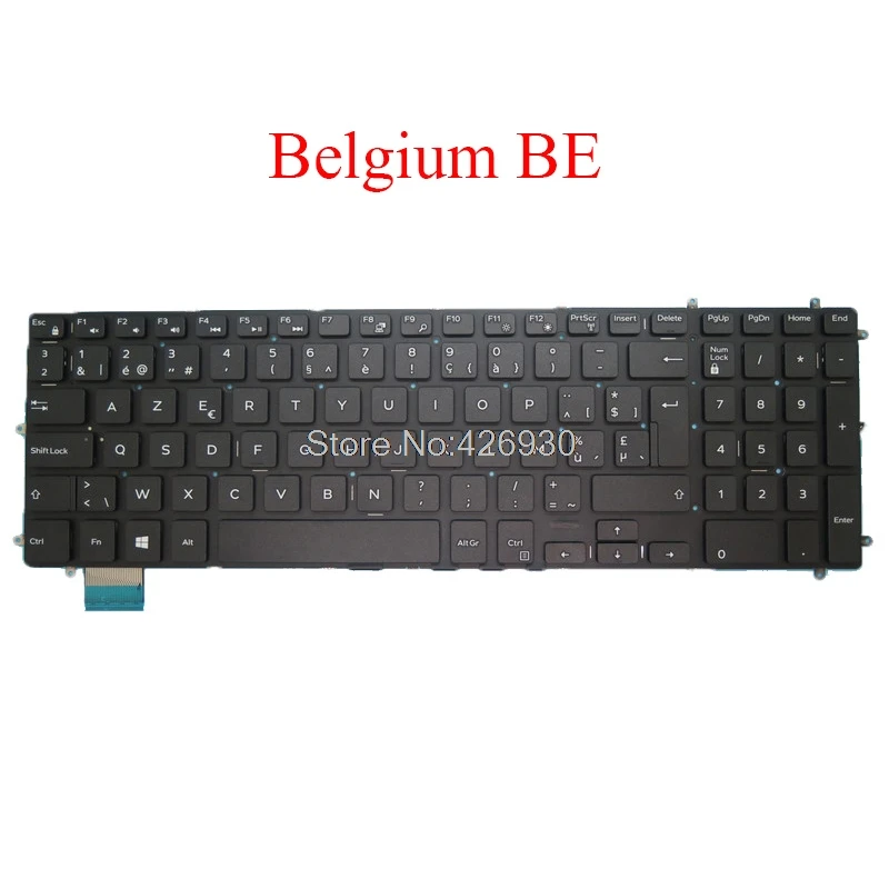 Клавиатура CZ AR IT NE SW BE SL для DELL Inspiron 5565 5567 7566 7567 7577 5765 5767 7773 7778 7779 5570 5575 5770 5775