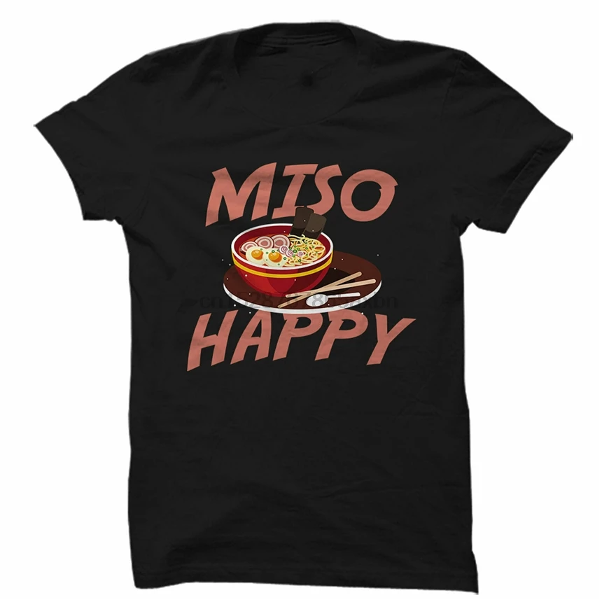 Miso Soup подарок для влюбленных Bowl рубашка милый Lov базовые модели футболка | Мужская
