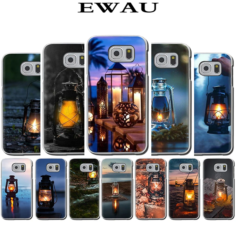 

EWAU Kerosene lamp glowing in the dark Patter Hard Phone Cover Case for Samsung Galaxy S6 S7 S8 S9 S10e Plus Note8 9 M10 20 30