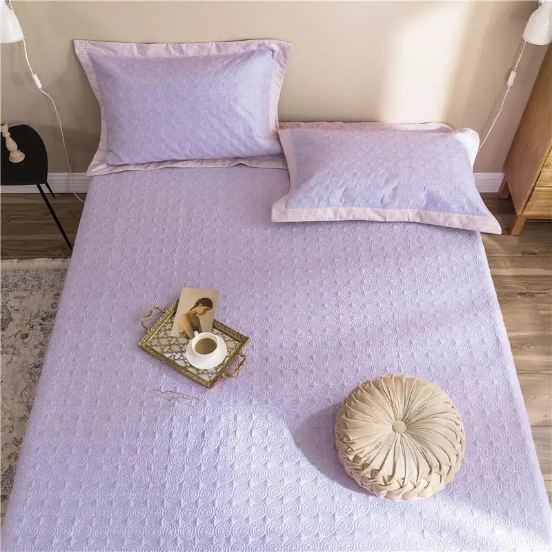 1 шт. чехол для кровати+ 2 шт. наволочки набор постельных принадлежностей покрывало для кровати светло-серый постельные принадлежности для мытья песка покрывала для кровати двухсторонний дизайн