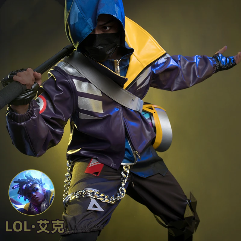 Halloween Coplay Clothing and Accessories,Akali:True Damage of League of  Legends 