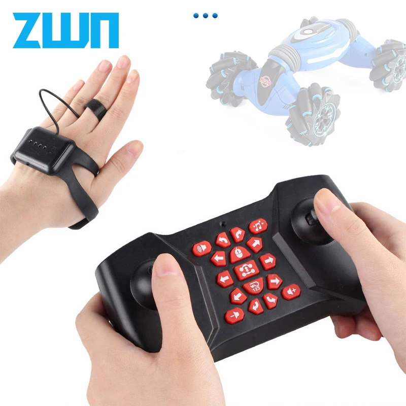 ZWN C1 Remote Control Stunt Car Gesture Induction Twisting Off Road Vehicle Light Music Drift Dancing Side Driving Accessories|Parts & Accessories| - AliExpress
