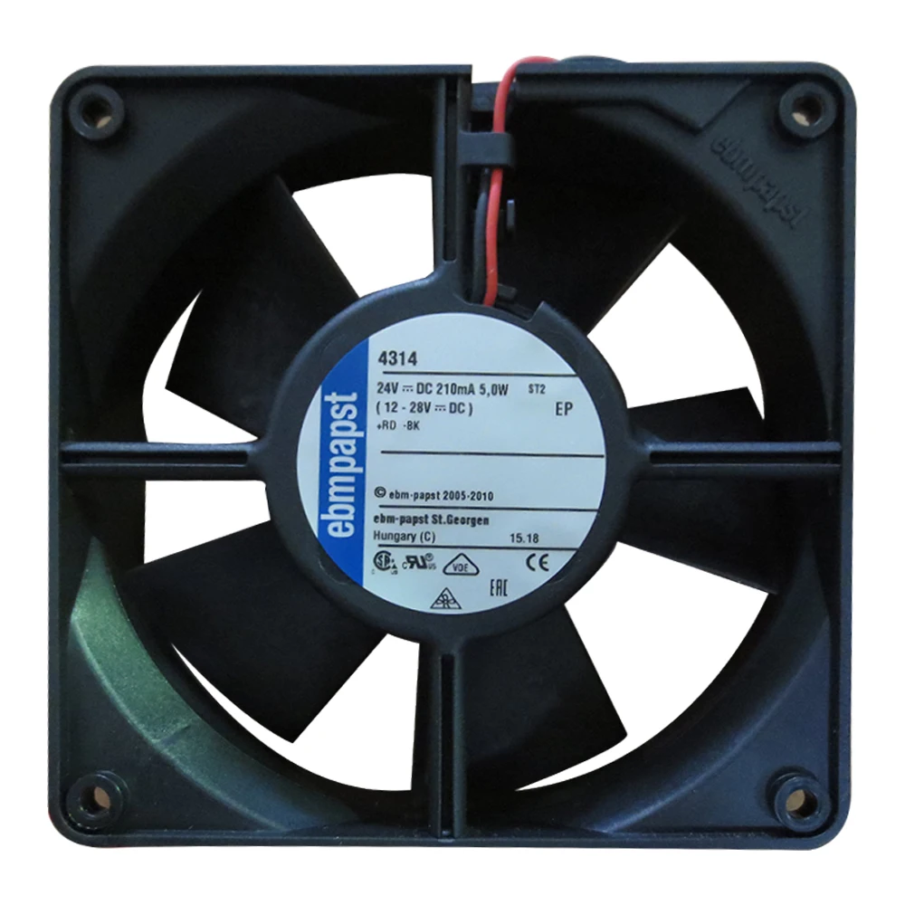 4314 немецкий ebmpapst 24V 210MA 5,0 W 120*120*32mm осевой вентилятор потока