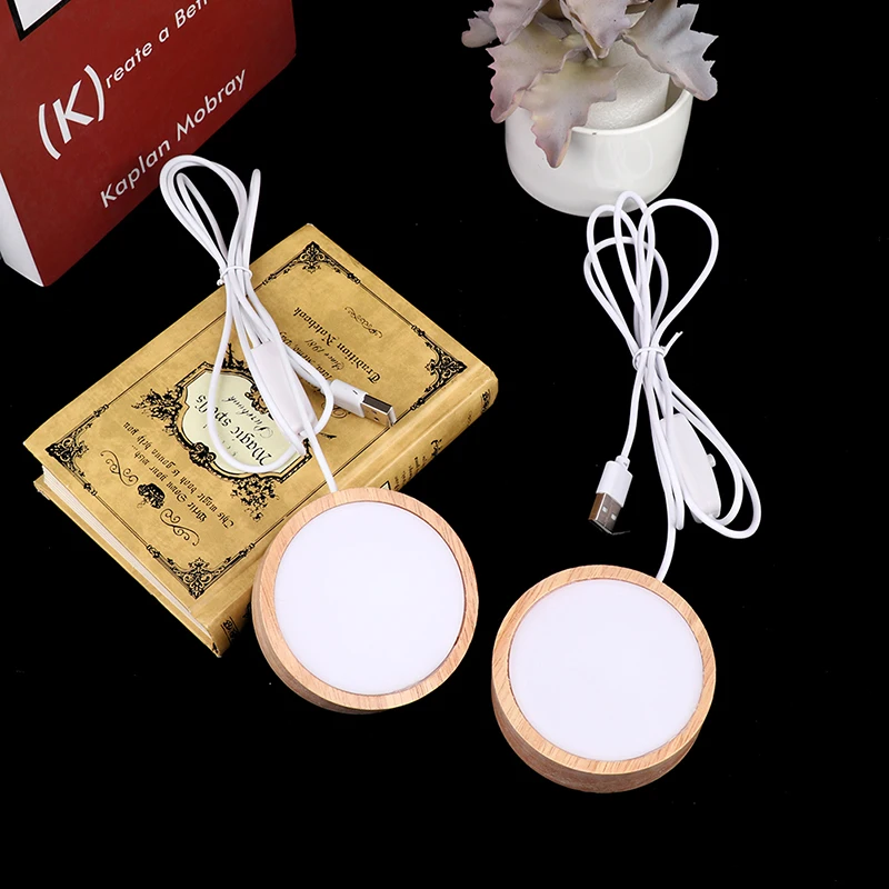 lamp base led lamp base round wooden for crystals glass ball