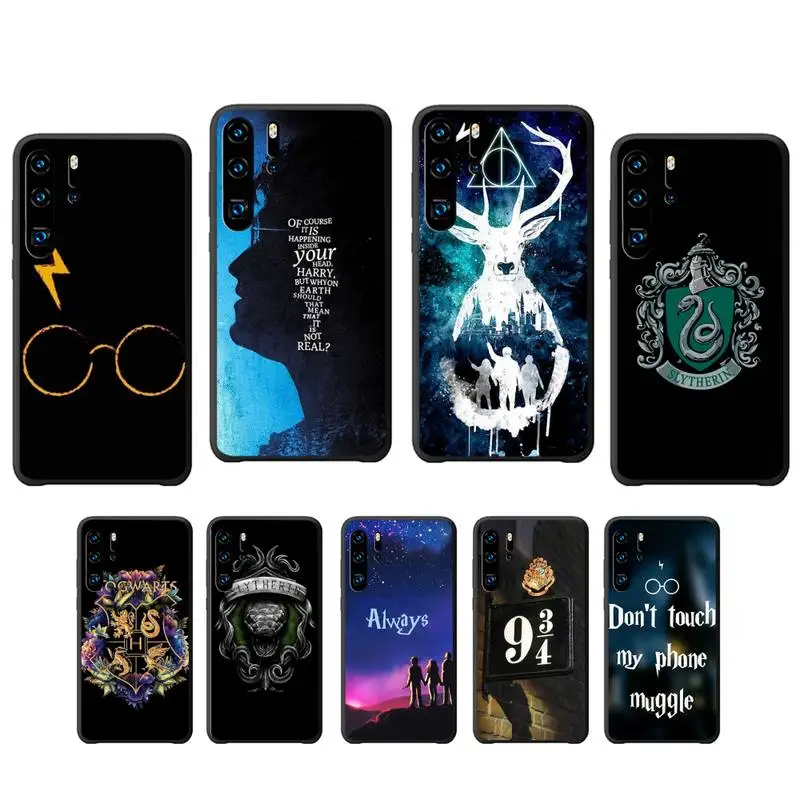 Harries Potter мобильный телефон чехол для Huawei P9 Lite 2016 2017 P 10 P20 PRO P30 P40 Smart 2019 Funda |
