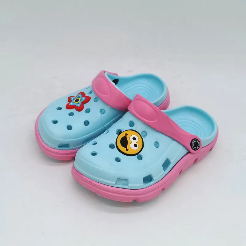 

GIRL CHILDREN KIDS SUMMER GARDEN CAVE SHOES MULES CROC CARTOON SANDAL BEACH SLIPPERS FLIP FLOPS FOR GIRLS 30 31 32 33 34 35