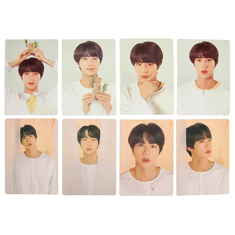 KPOP Bangtan Boys Paper Photo LOMO Card Photo Card Postcard Stationery Decoration Supplie Fan Gift - Цвет: jin