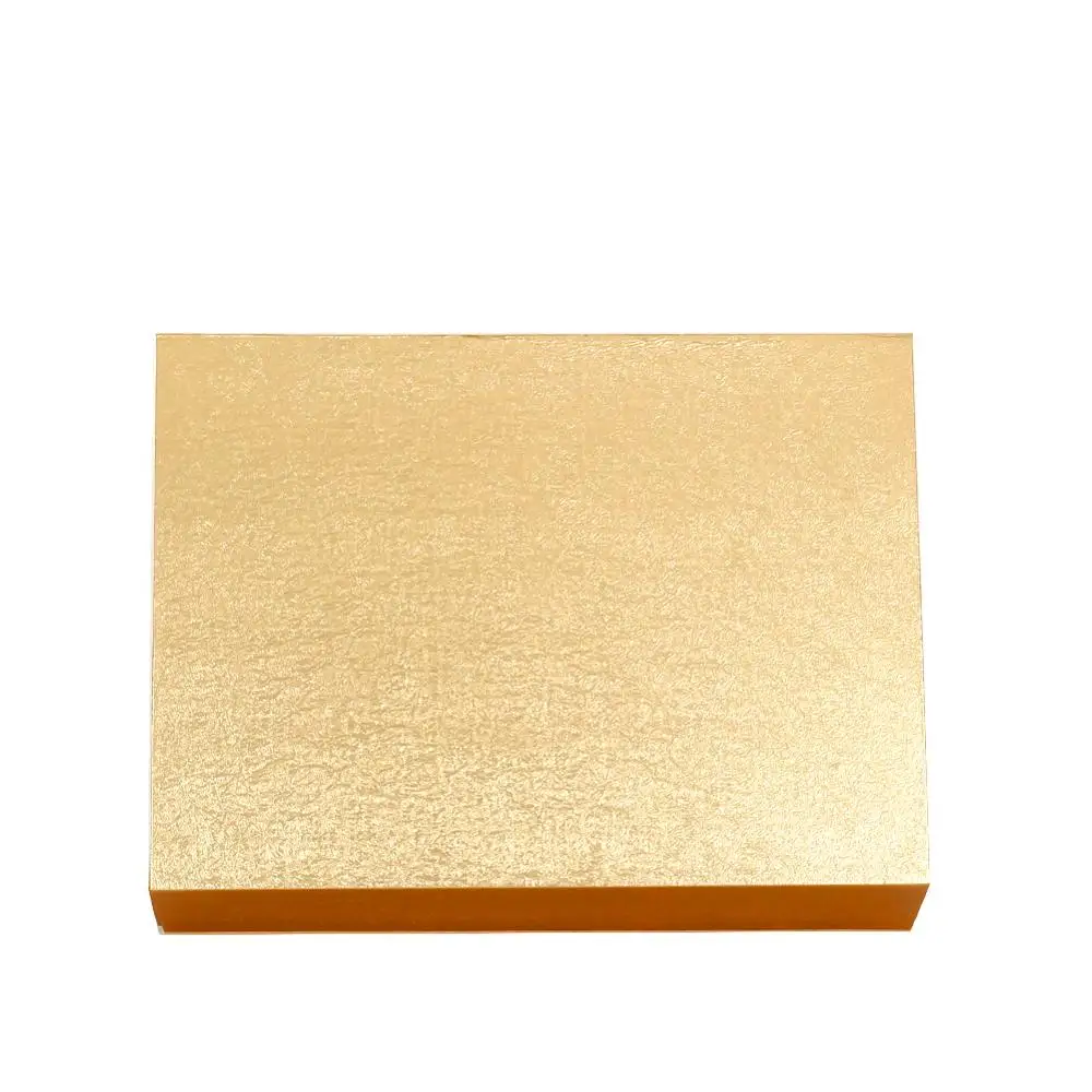 Высокое качество, Подарочная коробка, 10 шт./лот, обычная картонная Складная жесткая коробка, магнитная застежка, доступная упаковка для волос, коробка для париков - Цвет: Shiny golden
