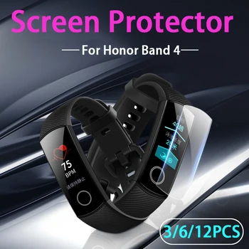 

3/6/12pcs HD Full Protective Film on Honor Band 4 Screen Protector for Huawei Honor Band 4 Band4 Soft Film Not Tempered Glass