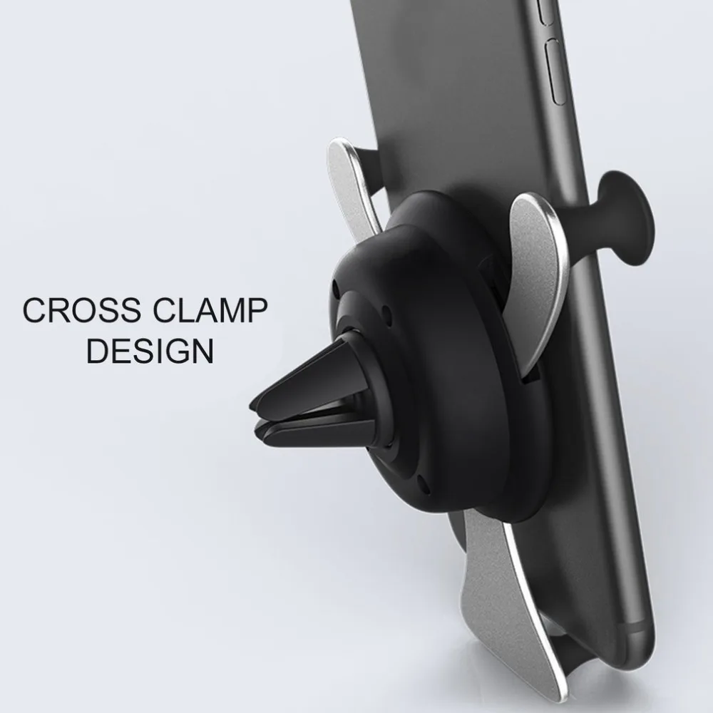 New Vehicle Air Outlet Vent Mount Car Holder Stand Smartphone Mobile Phone Holder Bracket Automatic Gravity Holder Clip