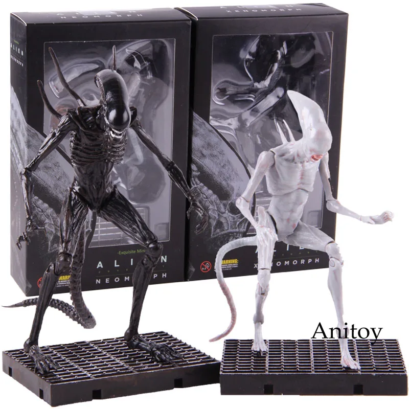 Hiya игрушки изысканный мини чужой завет чужой Neomorph& Xenomorph фигурка из ПВХ, Коллекционная модель, игрушка 2 шт./компл