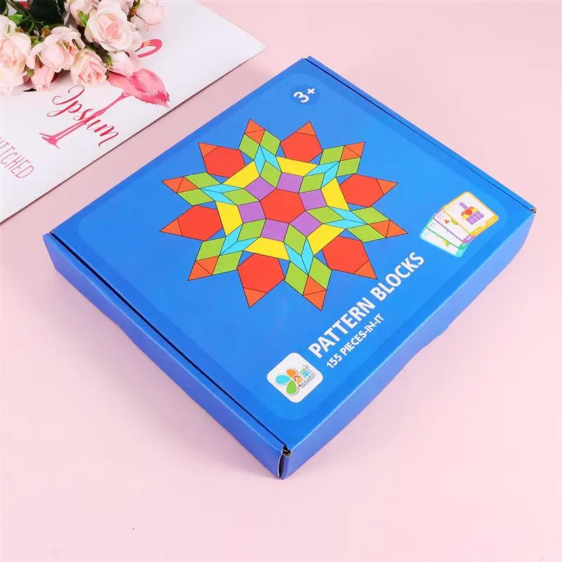 155 шт забавная геометрическая форма головоломка игрушка Геометрическая