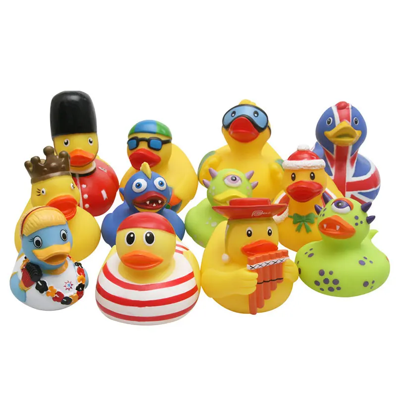 5 шт. динозавр резиновая утка ToyBaby душ вода BB игрушки для купания детей подарок на