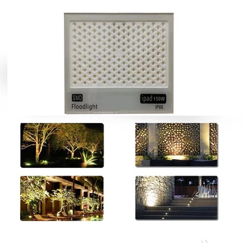 

IP66 AC220V LED Flood Light 30W 50W 100W 150W Outdoor Floodlight Waterproof LED Reflector Spotlight garden Gate square wall lamp