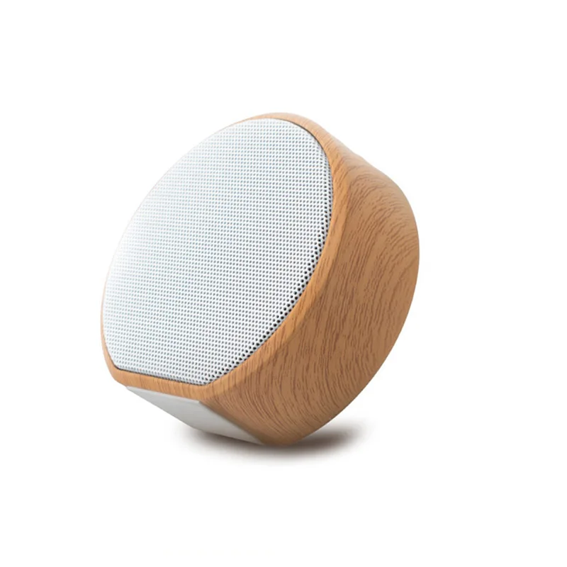 Ретро деревянный маленький Bluetooth динамик портативный открытый беспроводной мини