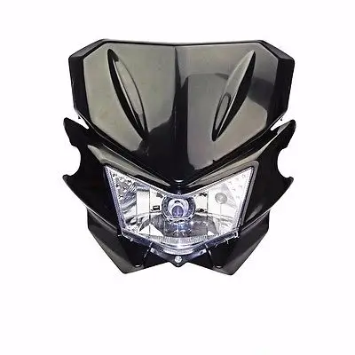 Фара мотоциклетная черная 35 Вт для мотоциклов Honda Kawasaki Suzuki Yamaha KTM| |