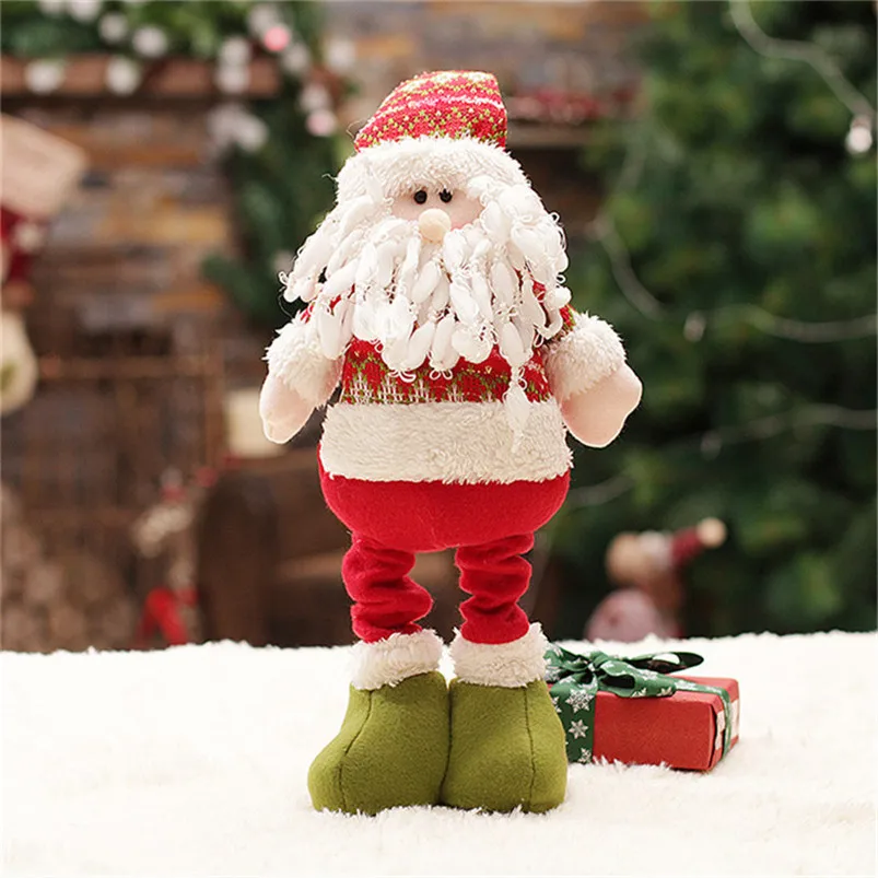 Новогодние рождественские товары выдвижной Санта-Клаус куклы-Снеговики Рождественская елка декоративные статуэтки Рождественский подарок Natale Navidad