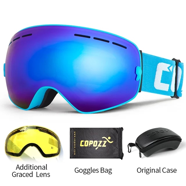 限定品 Copozz ゴーグル スキー 二重層 Uv400 防曇 スノーボード ゴーグル Orange And Black 領収発行可 Sale 30 Off Diquinsa Com Mx