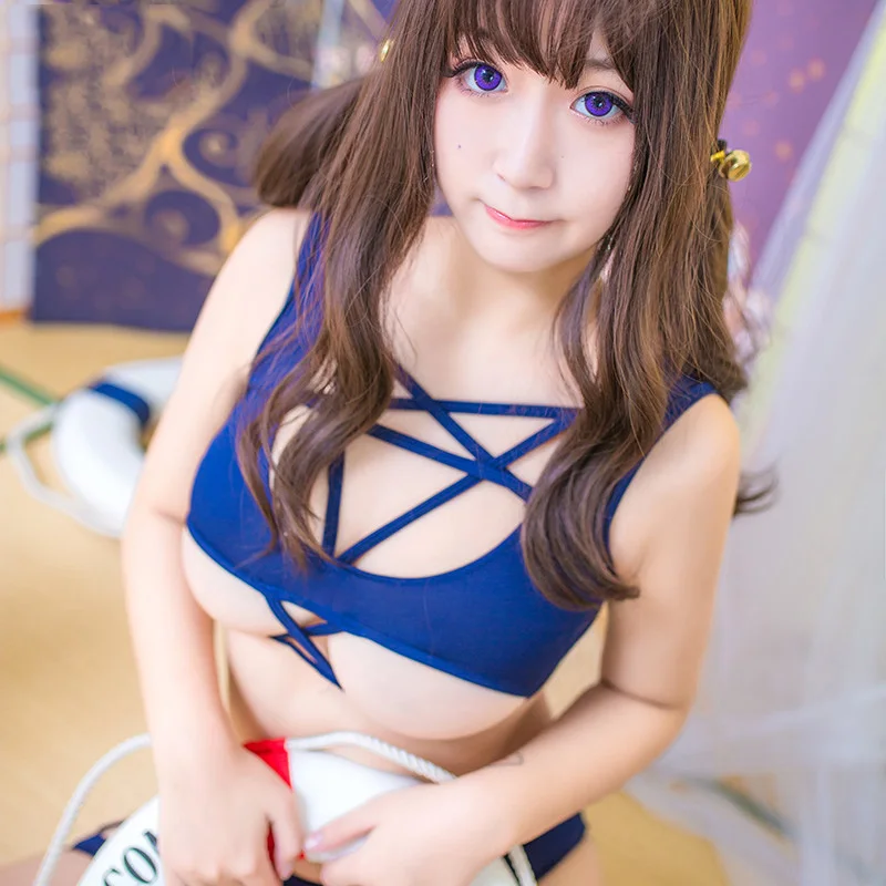 

2022 женский купальник пуш-ап бразильский Косплей сексуальный купальник комплект бикини японские летние пляжные купальные костюмы Женское бикини