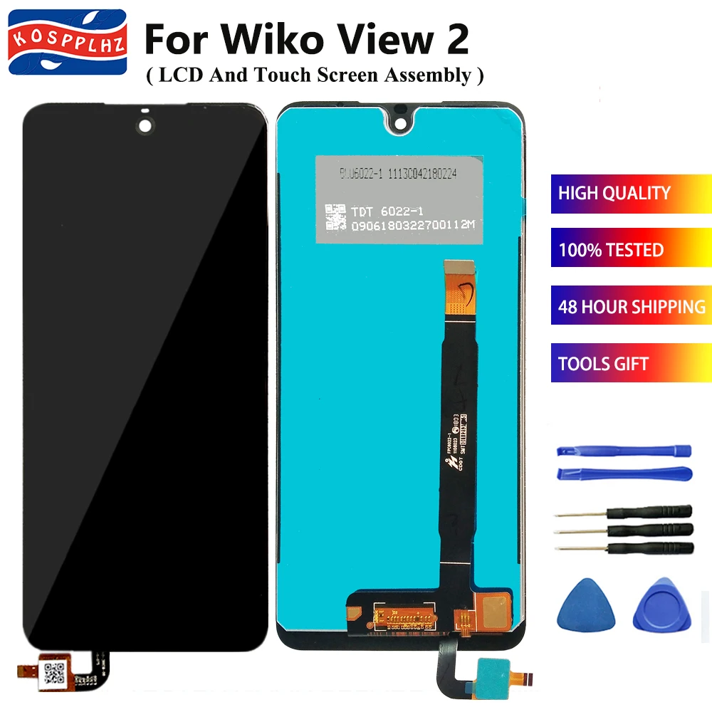 6 0 &quotВысокое качество для Wiko view 2 ЖК дисплей сенсорный дигитайзер экран в сборе