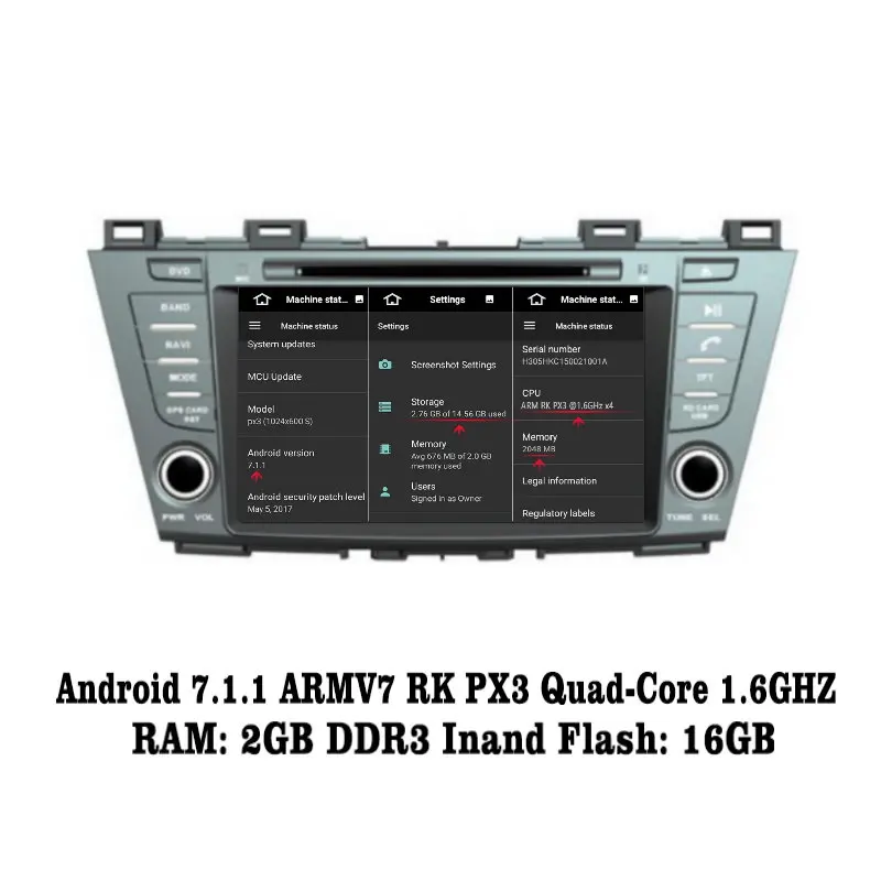 Liislee Android 7 1 2G RAM для Mazda 5 / Premacy автомобильное радио Аудио Видео Мультимедиа DVD плеер