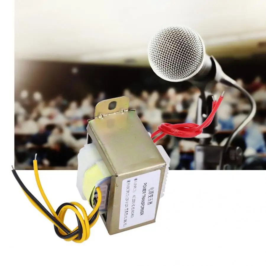 12V 30W Трансформатор из чистой меди Вход AC 220V выход Двойной AC 12V для 2,1 панель канального усилителя