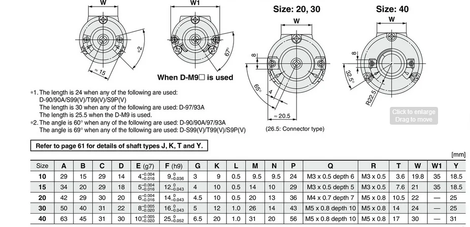 Ротационная цилиндрическая CRB2BW15-90S CDRB2BW15-90S CDRB2BWU15-180S пневматический роторный привод