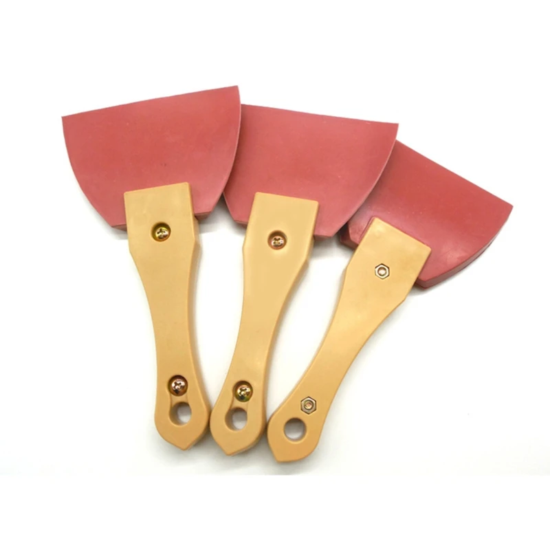 Rubber Putty Knives Home Decor 18x9.7x1.6cm Triangle Shaped ABS Handle Filmed Paint Scraper Tool Shovel paint scraper tool