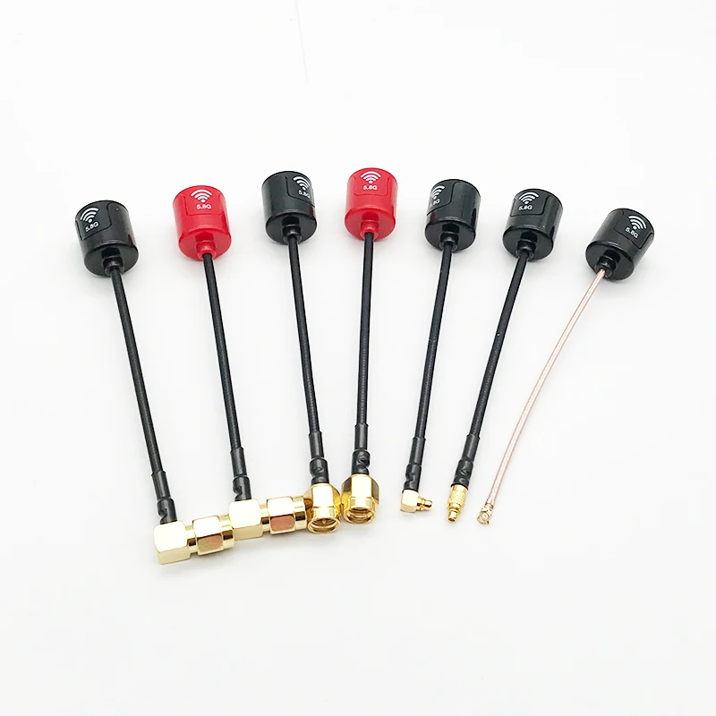 H70943ded77534f89bc61aa508bfff82dj New Lollipop 4 Smaller and lighter 5.8G 2.5dBi Gain RHCP Antenna SMA RP-SMA MMCX UFL Connector For RC FPV Racing Drone Model