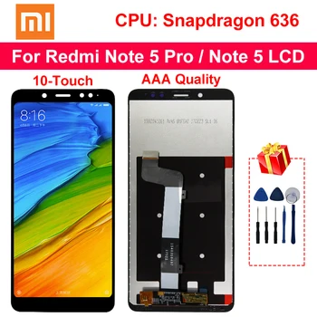 

10-Touch For Xiaomi Redmi Note 5 Pro LCD Display Screen Replacement Parts For Redmi Note 5 LCD For Snapdragon 636