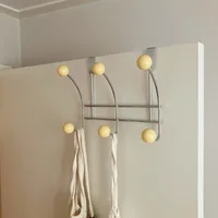 Vintage Wall Hook Korean Style Metal Clothes Hat Holder Rack Crochet Organizer Home Baby Kids Room Decoration Nursery Decor 2