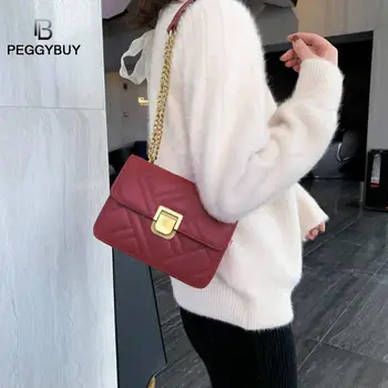 

Mini Women Bag Ladies High Quality Purse Women Brand Leather Chic Crossbody Bag Small Shoulder Messenger Chain Handbag