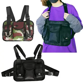 

Multi Function Pocket Gilet 2019 New Fashion Vest Best Match Hip Hop Vest Men Streetwear Clothing