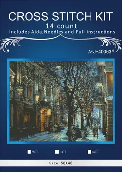 

Embroidery Counted Cross Stitch Kits Needlework - Crafts 14 ct DMC DIY Arts Handmade Decor - Different Scenery