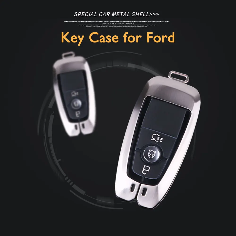 Чехол для ключей из цинкового сплава для Ford Explorer Edge Expedition F-450 F-350 F250 F150 Fusion Mustang Everest Keys Cover