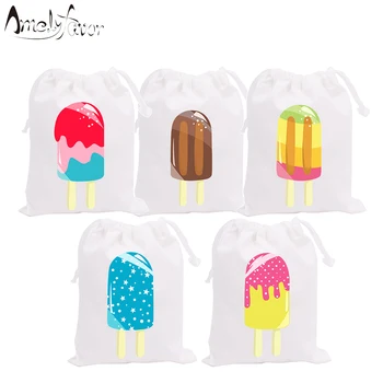 

Popsicle Theme Party Bags Candy Bag Gift Bags Tea Time Ice Popsicle Decorations Grand Event Birthday Party Container Supplies
