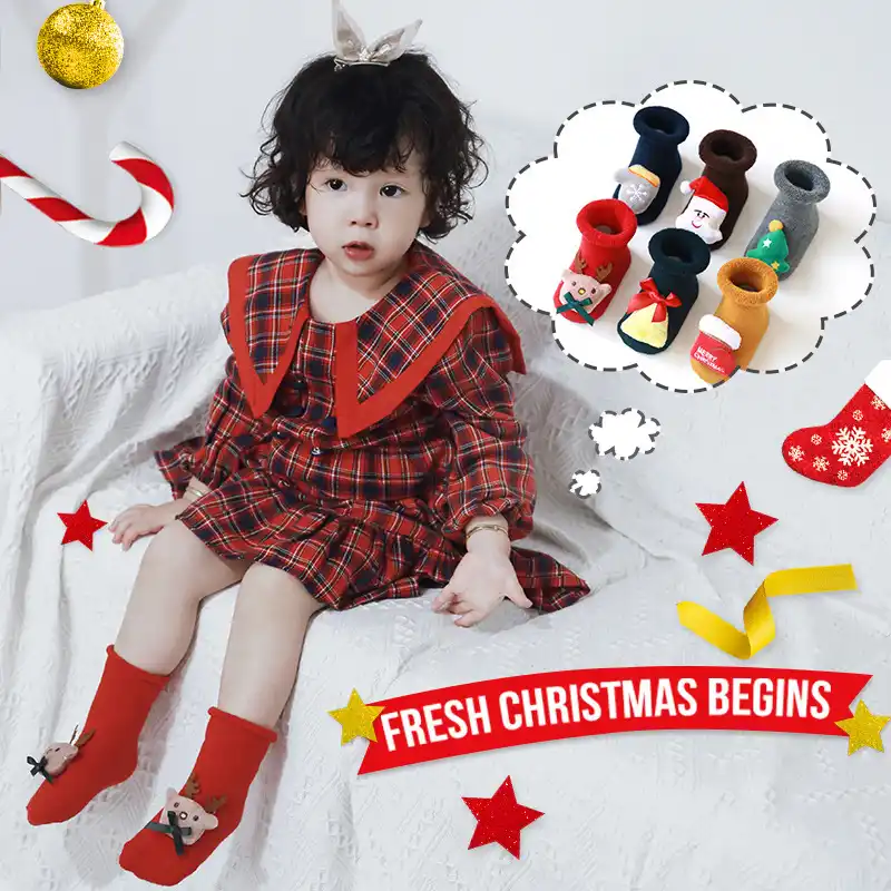 Calcetín De Navidad Para Bebés Para Niñas Niños Zapatos De Colores Mixtos Para Recién Nacidos Gruesos Calcetines Calientes Calcetines De Algodón Calcetín De Navidad Para Bebés Para Niñas Niños Zapatos De Colores Mixtos Para Recién Nacidos Gruesos Calcetines Calientes Calcetines De Algodón
