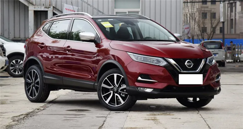 Серебристая перекрещенная балка для багажа рейка на крышу Nissan Qashqai 2018