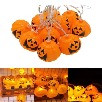 

10m 38 LED Pumpkin String Fairy Lights Lantern Party Home Props Halloween Decoration With Plug