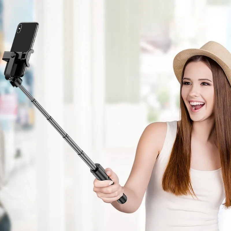 Алюминиевый мини многофункциональный телефон стойка для селфи Bluetooth пульт дистанционного управления штатив для фотографии аксессуар