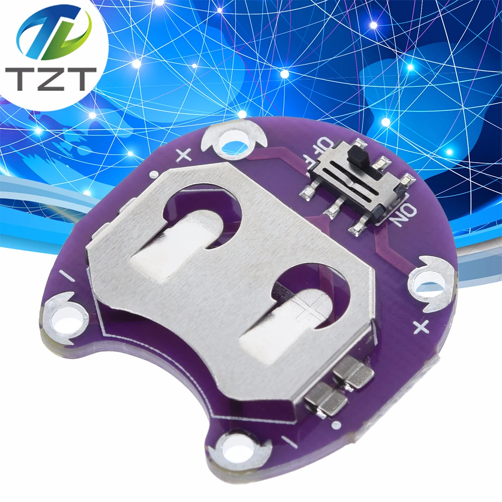 

LilyPad Coin Cell Battery Holder CR2032 Battery Mount Module for arduino DIY KIT
