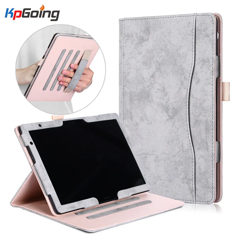 Ceny PU skórzane etui do Huawei MediaPad M5 Lite 10 pokrowiec na tableta do Huawei MediaPad T5 10 AGS2 W09 L09 L03 W19 10.1 \