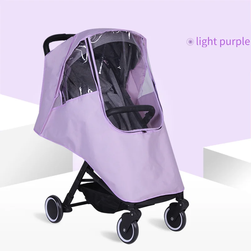 Baby Stroller Rain Cover Waterproof Portable Stroller Universal Transparent Raincoat For Pushchairs Warm Stroller Accessories baby stroller accessories bag