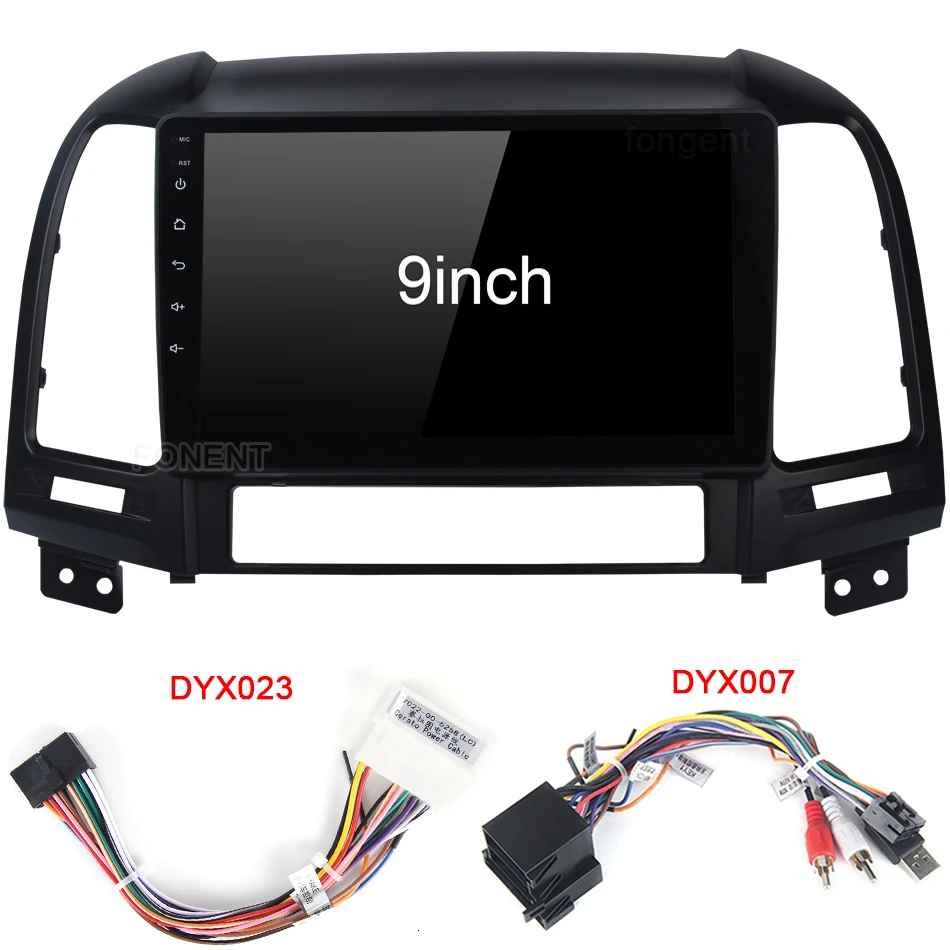 Fongent Android 8.1 2din Car Radio Multimedia Player Gps Head Unit For Hyundai Santa Fe 2005 2006 2