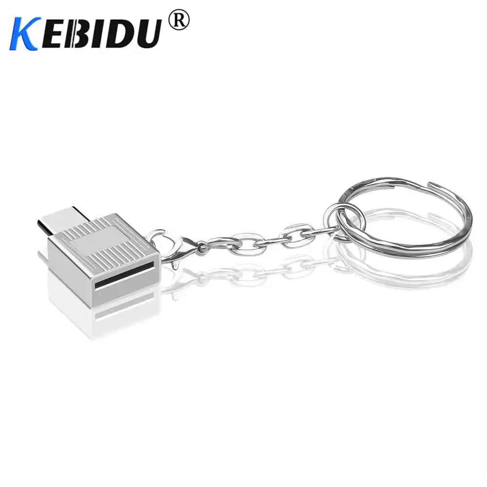 Kebidu Тип C USB 3,1 считыватель карт памяти мини Micro SD переходник для sd-карт кардридер для Macbook смартфон с интерфейсом type C ноутбук