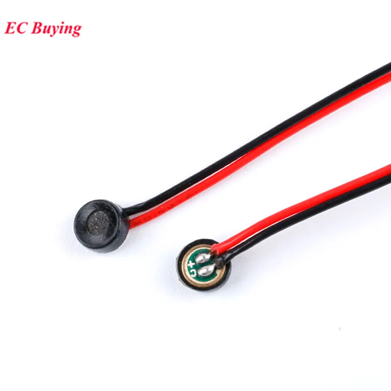 4015 Microphone 20pcs/10pcs High Sensitivity Electre 3DB Anti-Interference with Cable 1.25MM Plug 4*1.5MM electret microphone