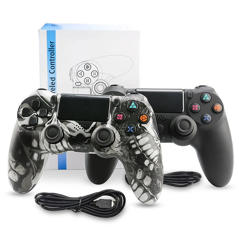 

WUIYBN Bluetooth Gamepad USB Wired Controller Joystick For PS4 Controller SONY Playstation 4 Game Machine Console