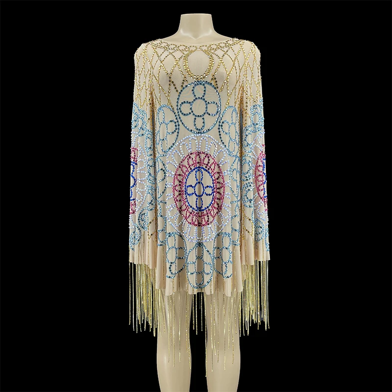 

New Fashion Big Rhinestone Blingbling Shawl Women