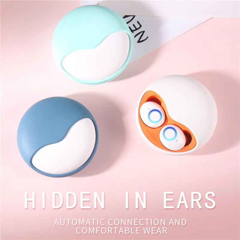Dianxien K10 button Bluetooth 5 0 in ear noise reduction binaural call sports Bluetooth headset Mini invisible Bluetooth headset