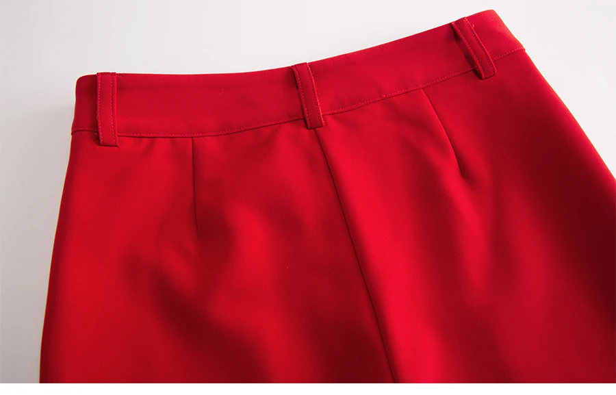 Офисный блейзер костюмы высокого качества OL женские брюки костюм блейзеры куртки с брюками комплект из двух предметов красный розовый синий